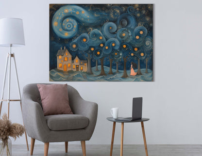 Dreamy Night Sky Wall Art