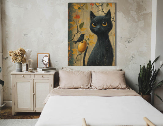   Autumn Cat Wall Art