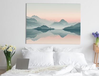 Mountain Reflection Wall Art 