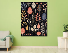 Playful Leaves Painting