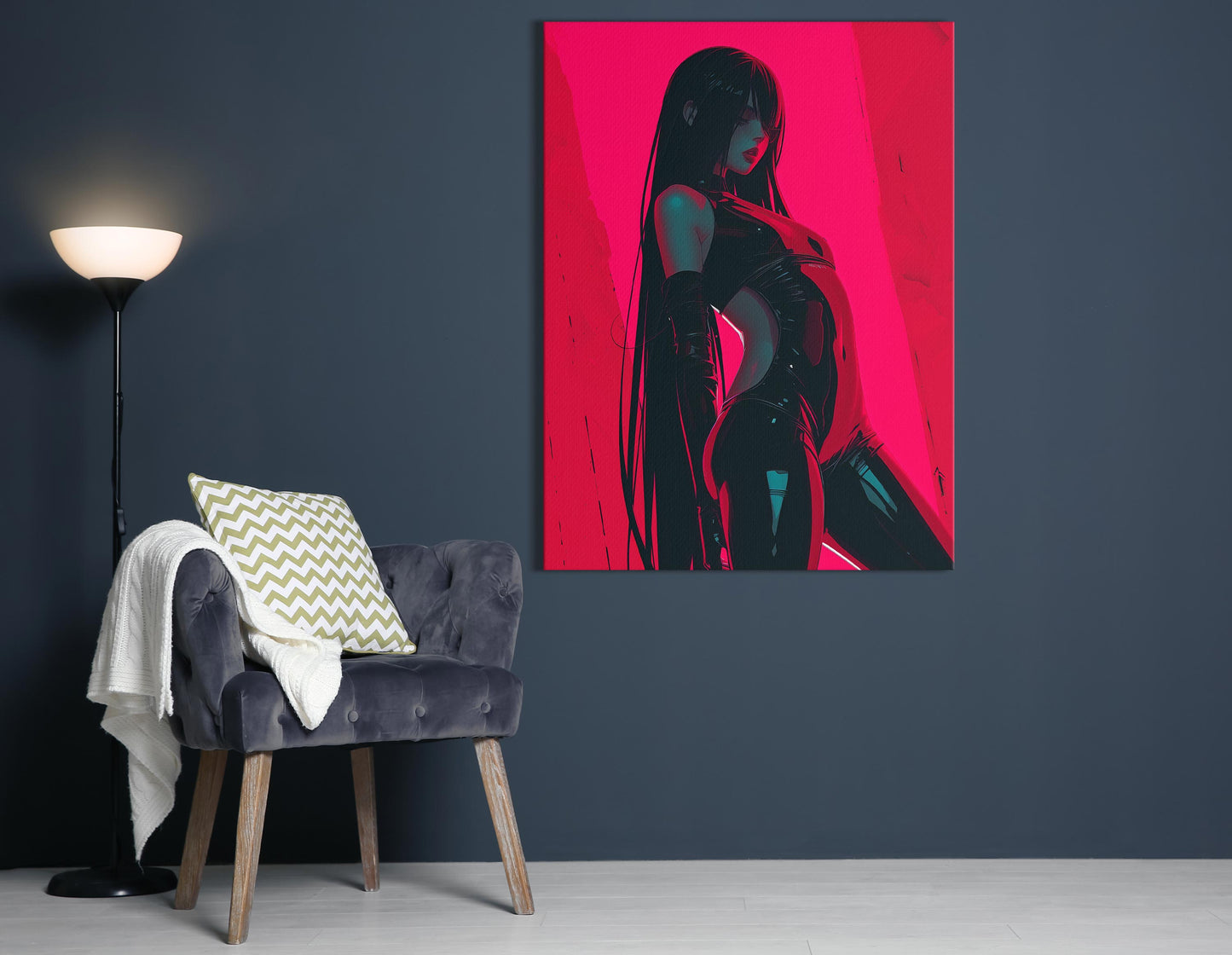 Sleek Lady Canvas Print