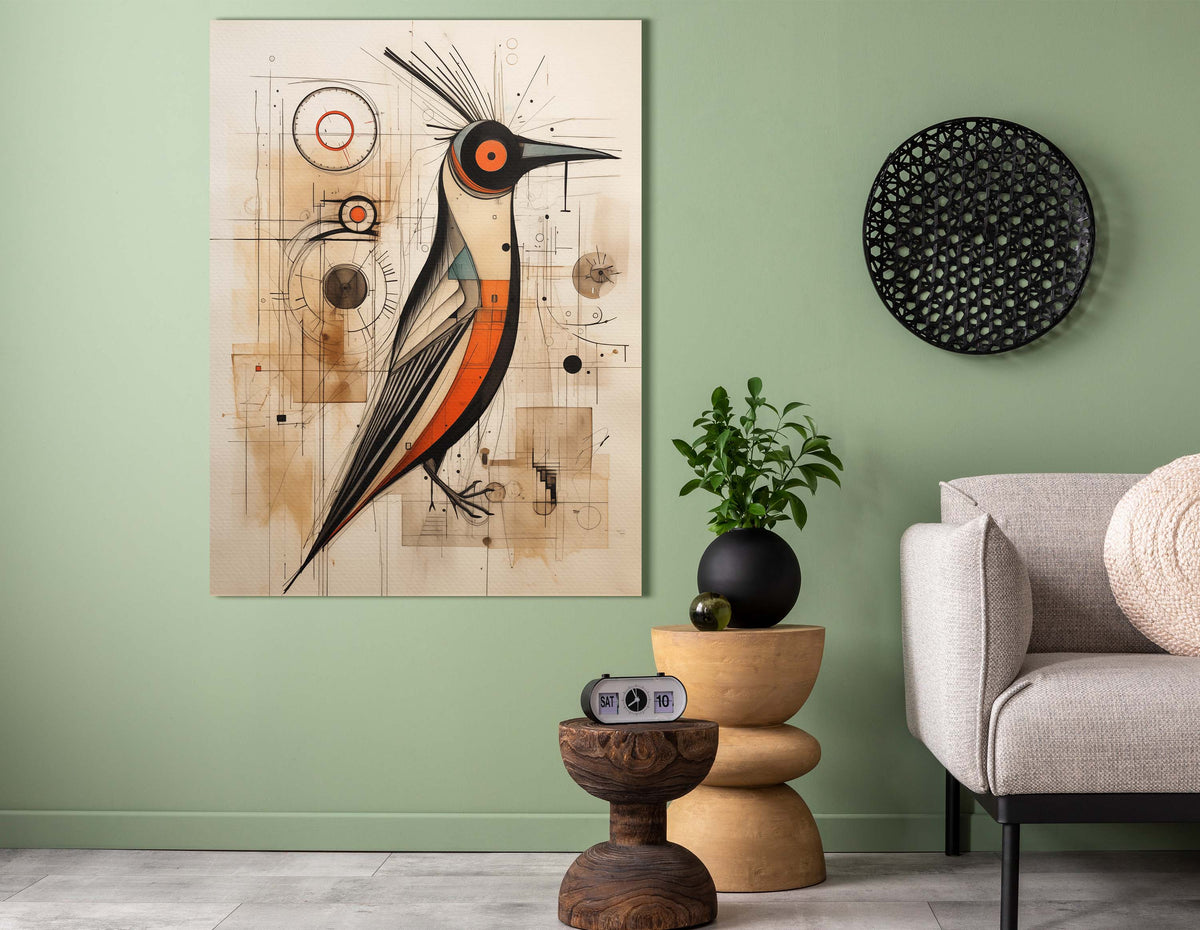 Abstract Woodpecker Design