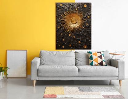 Sunburst Canvas Painting