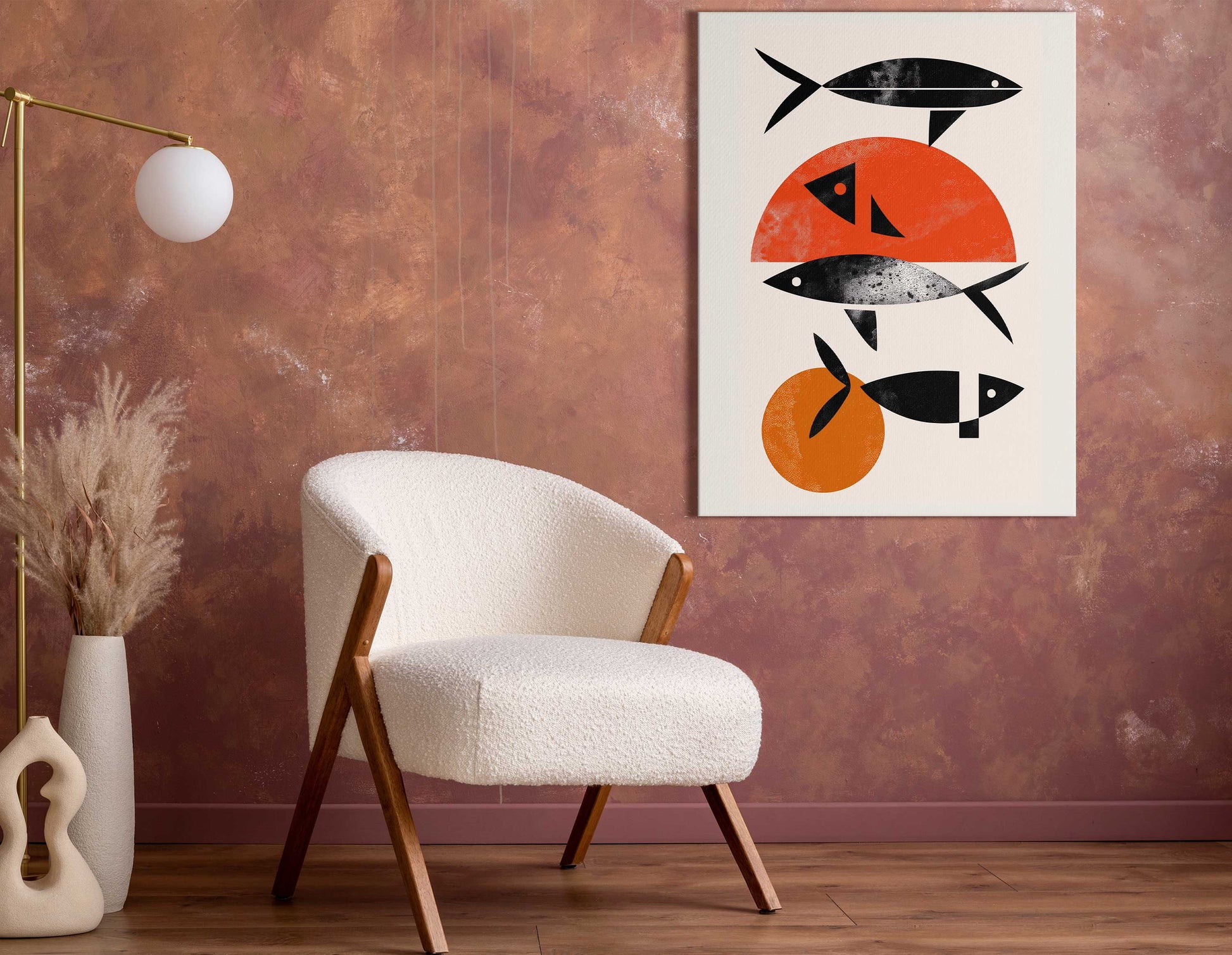 Contemporary Fish Canvas