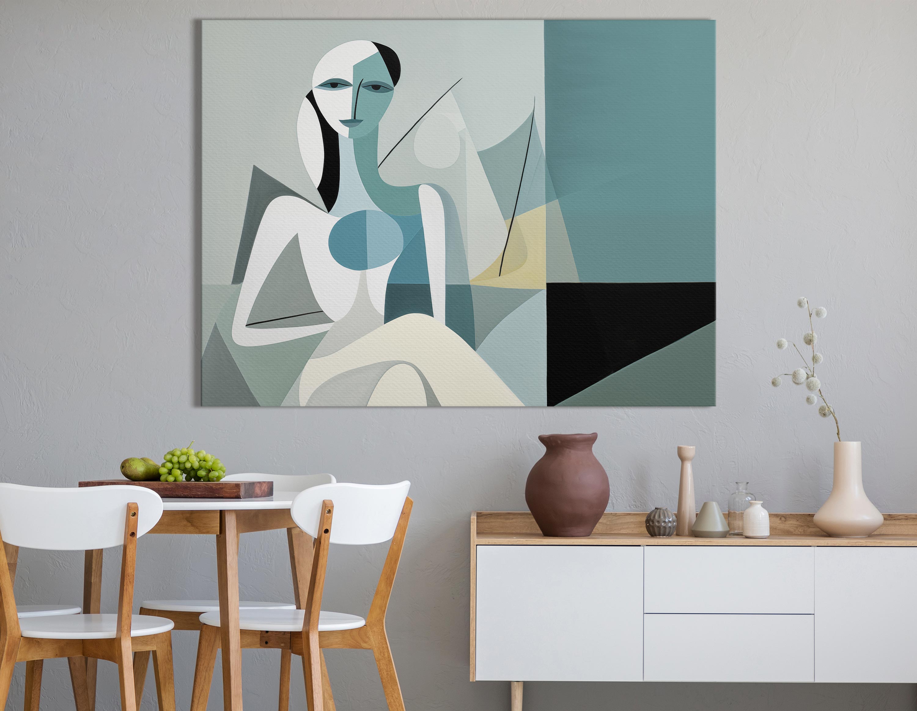Abstract Female Wall Decor   