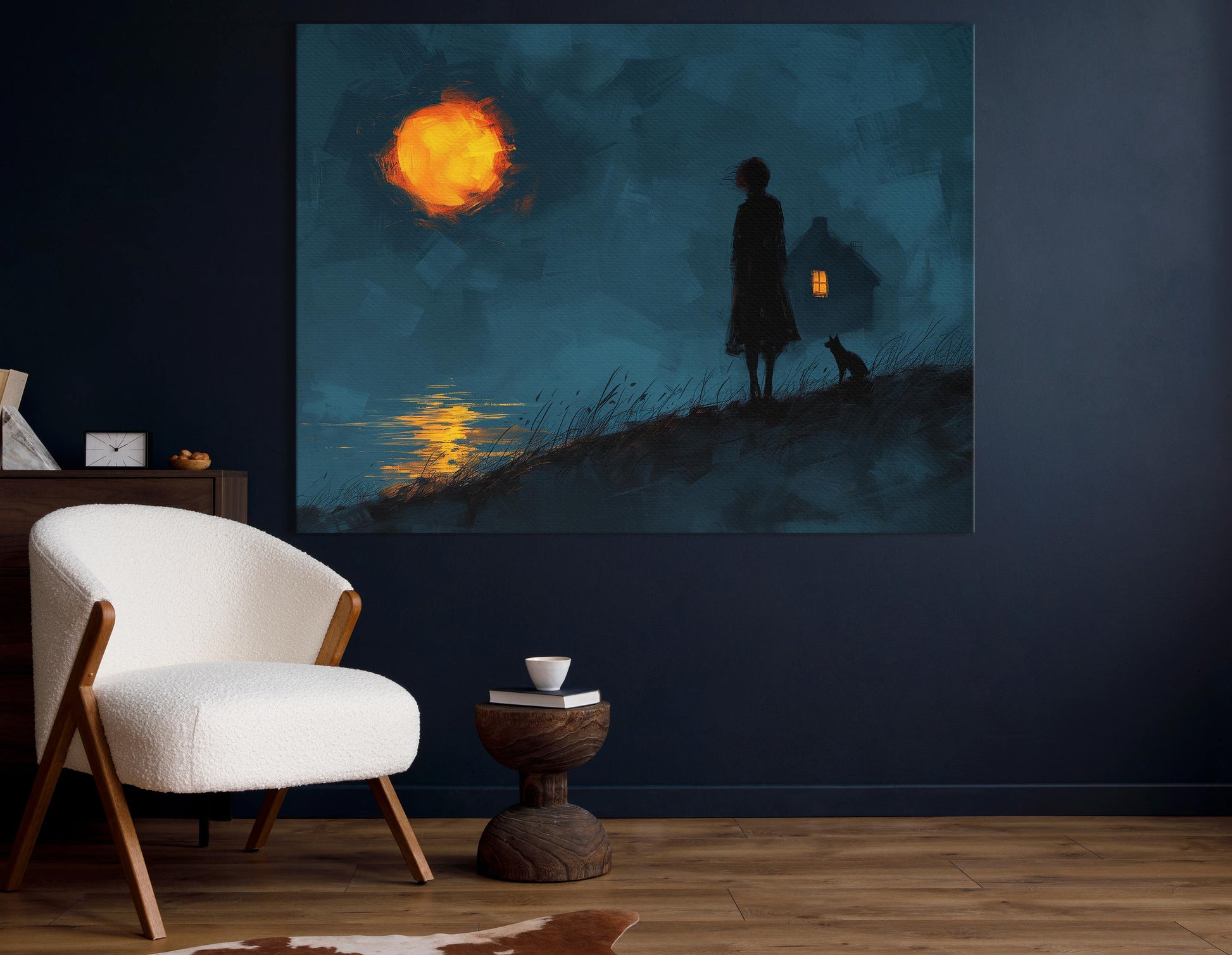 Enchanted Evening Scene Canvas Print