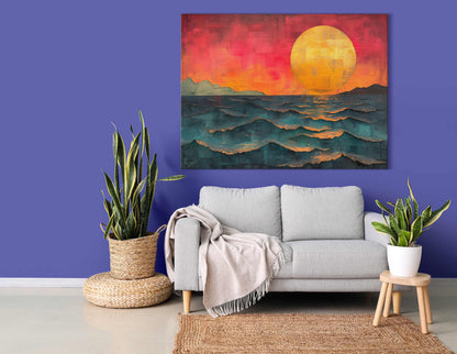 Fiery Sky Wall Decor