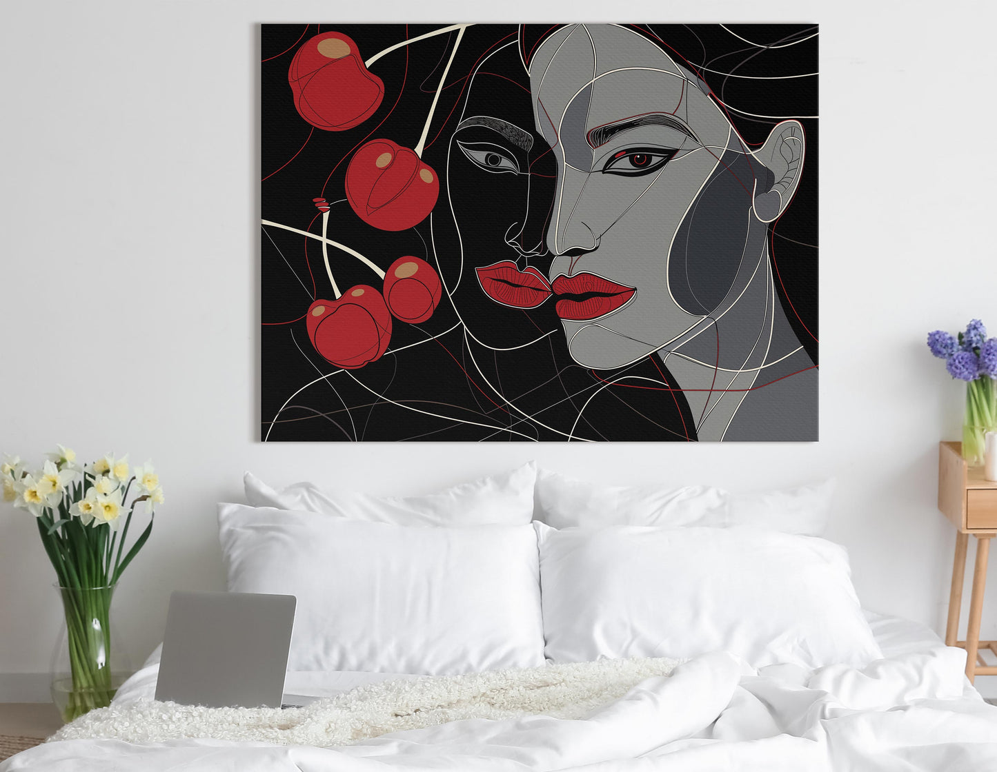 Abstract Femininity Art