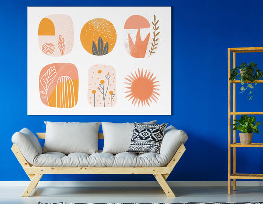 Abstract Botanical Wall Art