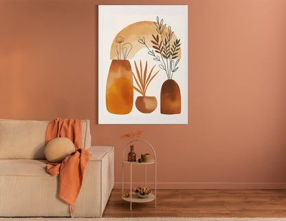 Warm Hues Botanical Wall Print