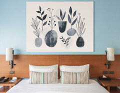 Abstract Botanical Illustrations Wall print