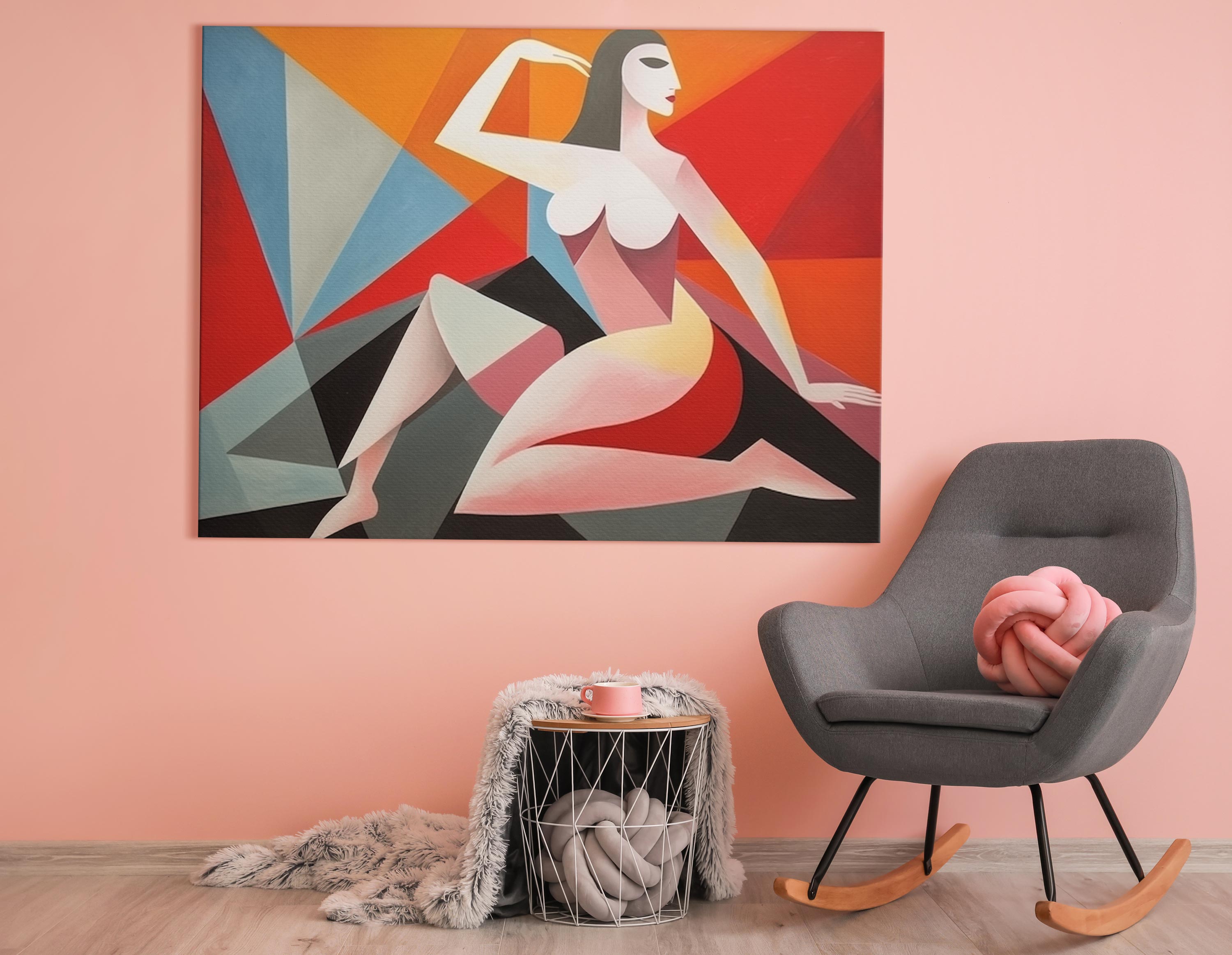 Abstract Female Wall Decor