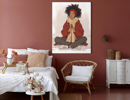  Relaxation Meditation Art Print