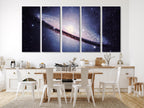 Canvasprint van het Sombrero-sterrenstelsel, wandkunst uit de ruimte, astronomische Melkwegkunstprint, sterren uit het kosmische universum, fotografie van nevels in de diepe ruimte