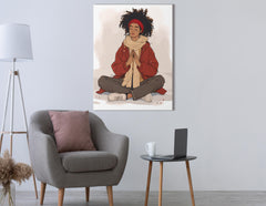 Stylish Serenity Meditation  Canvas Print