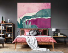 Serene Abstract Landscape Wall Hanging