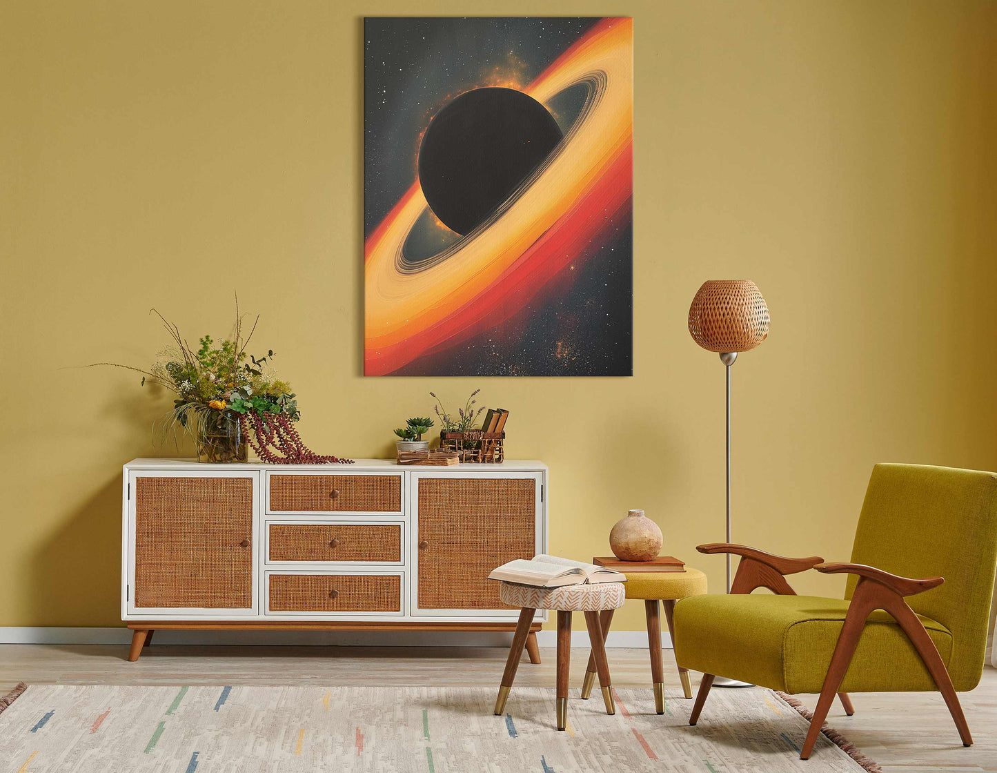 Ringed Planet Wall Art 