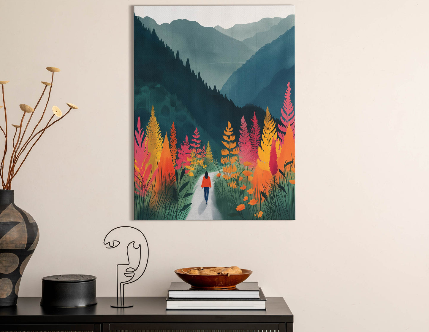 Autumn Mountain Scene