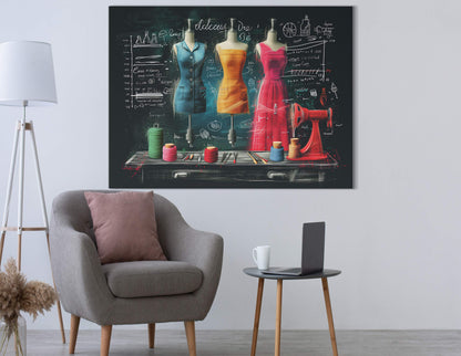 Designer's Dream Tailor Mannequin Studio Wall Decor