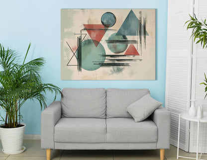 Boho Style Geometric - Canvas Print