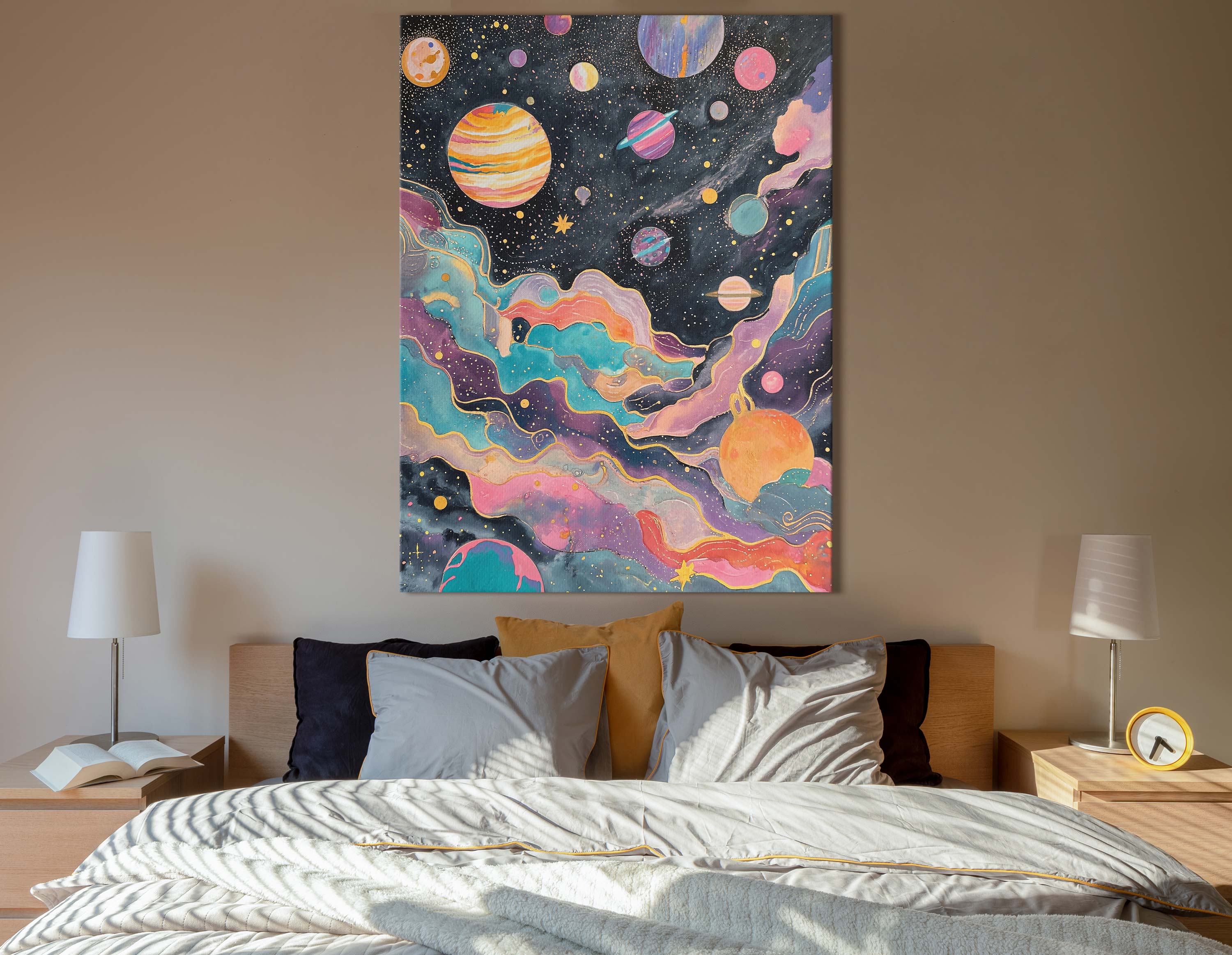 Colorful Space Wall Hanging