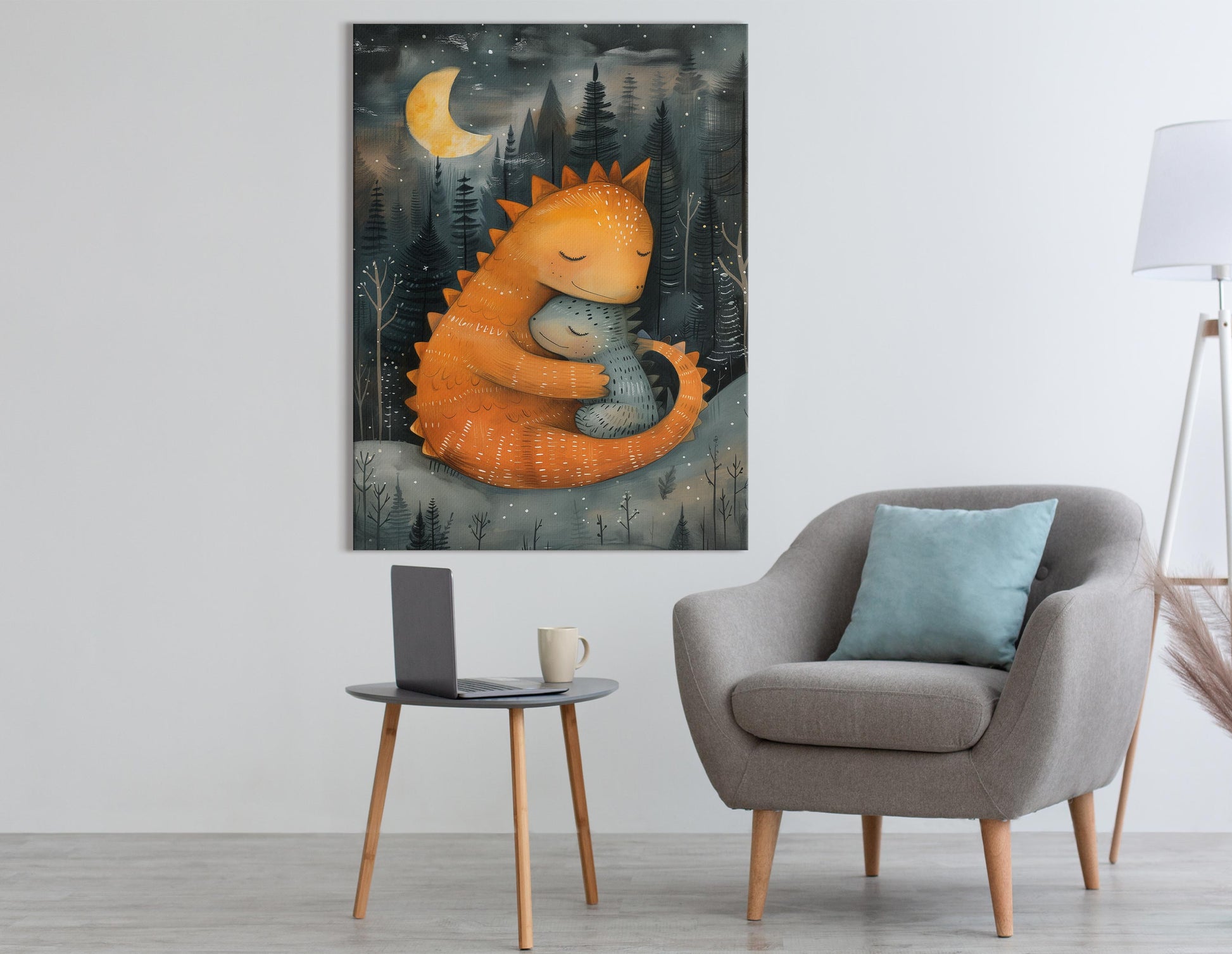 Fantasy Dragon Embrace Wall Decor