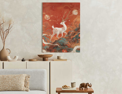 Serene Mythical Creature - Canvas Print