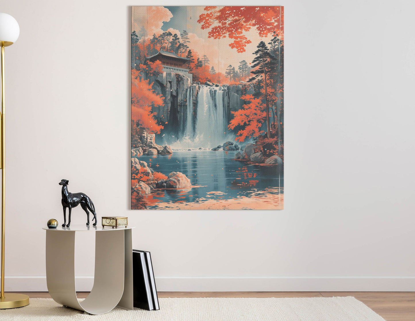 Waterfall Landscape Artwork 