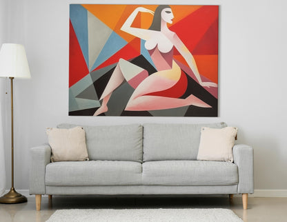 Abstract Female Figure Wall Art 