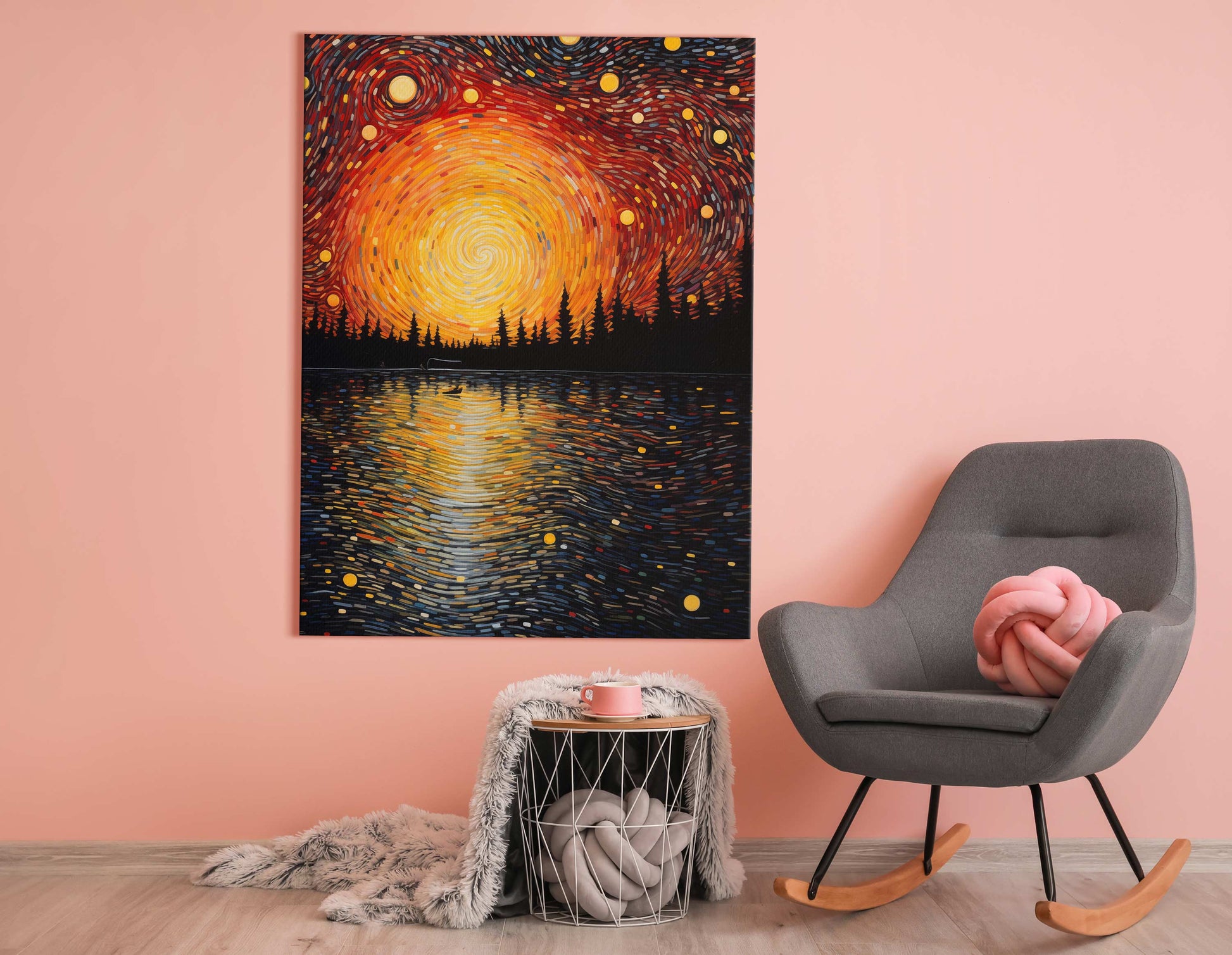 Wall Hanging Spiraling Aurora 