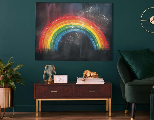 Wall Art Starry Rainbow