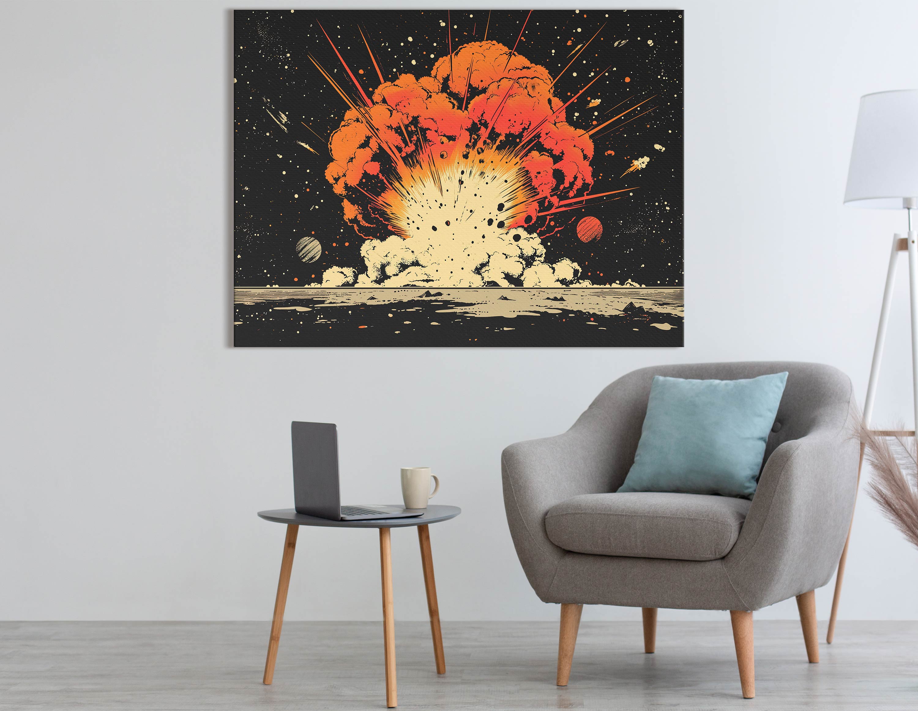 Space Explosion Wall Art
