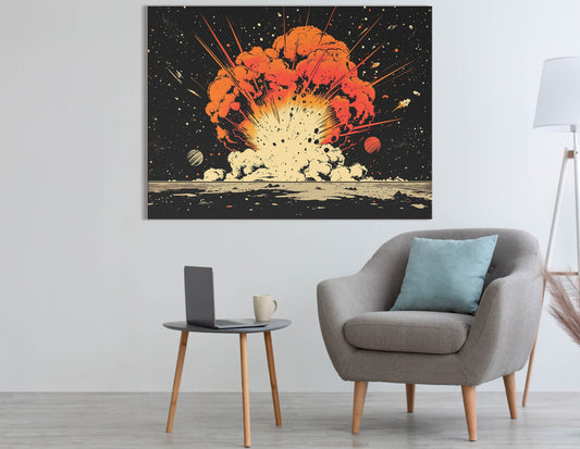 Space Explosion Wall Art