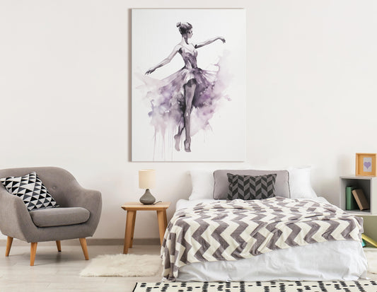 Abstract Ballerina Illustration