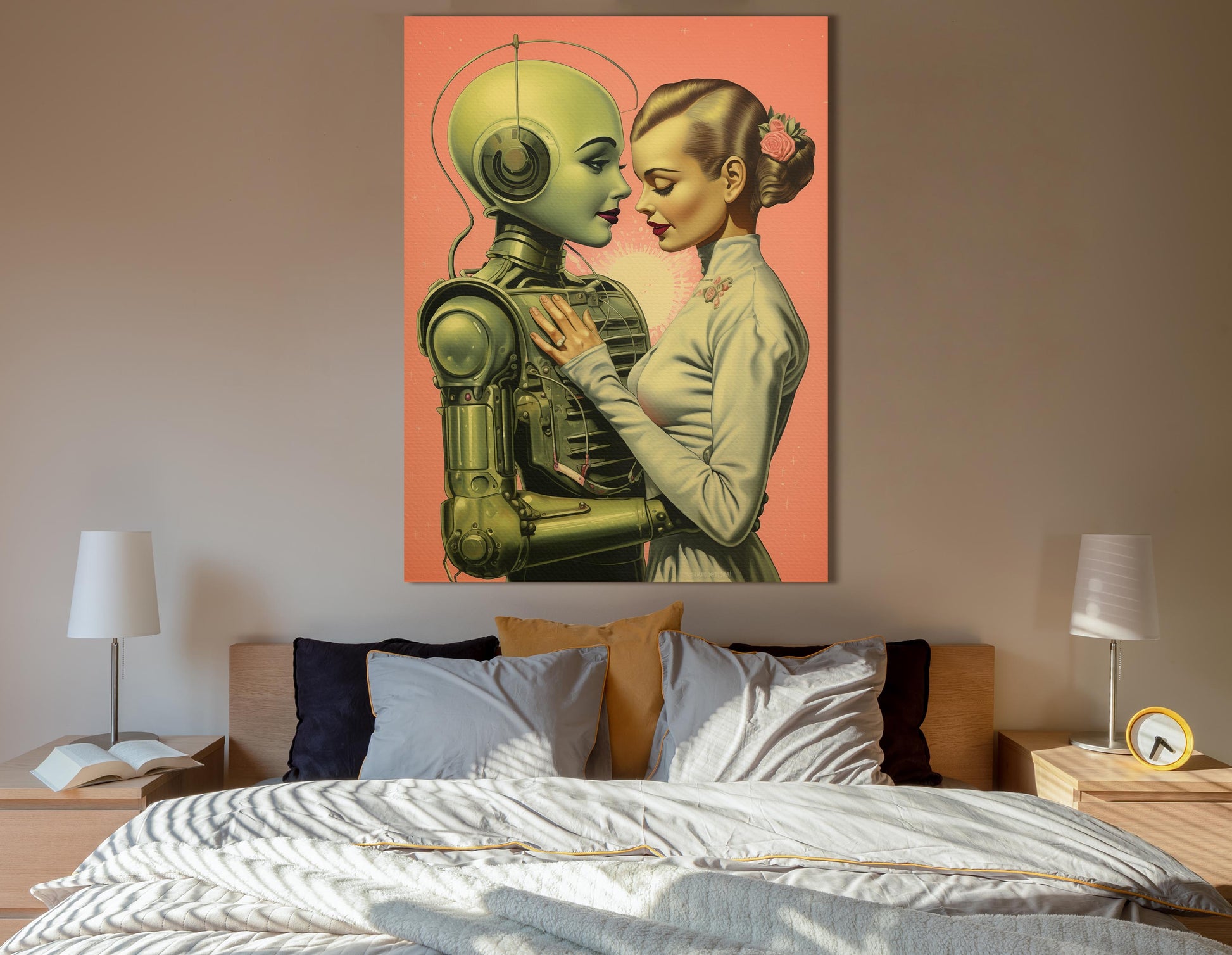 Wall Decor Robotic Love 