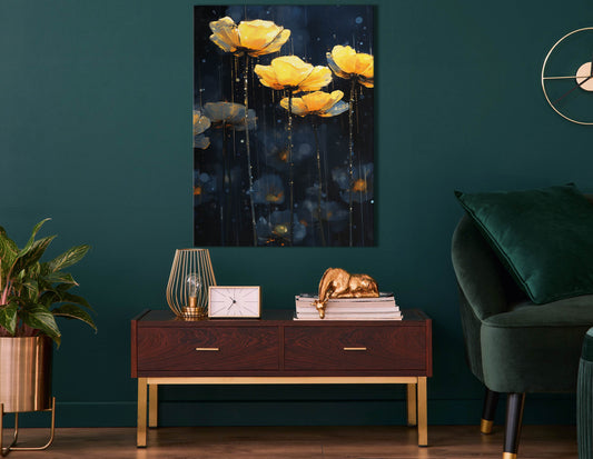 Yellow Blossoms Wall Art 