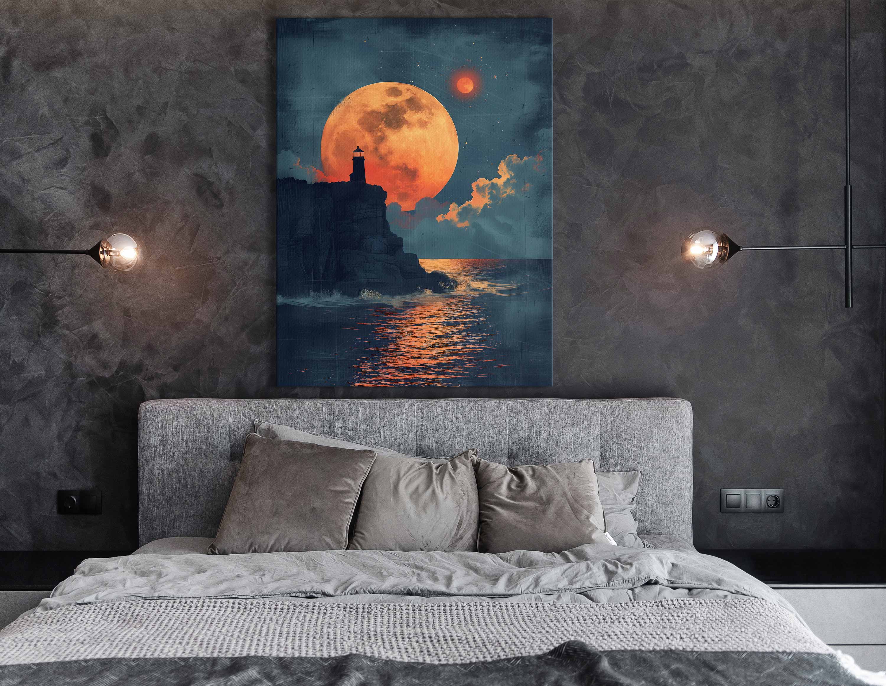   Rustic Lighthouse Canvas