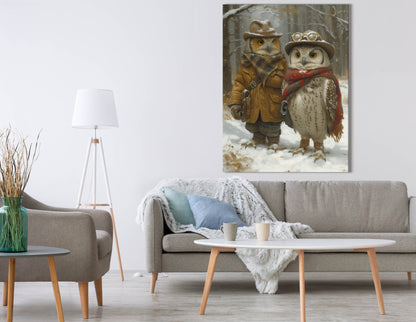 Whimsical Owl Wall Art