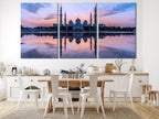 Abu Dhabi Wall Art Sheikh Zayed Grand Mosque Canvas Art Modern Islamic Architecture Wall Decor Abu Dhabi Art Print Islamic Artwork Print