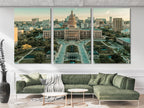 Texas Capitol Canvas Art Austin Wall Art Austin Canvas Print Austin City Wall Decor Texas Capitol Art Print Texas Wall Art Austin Art