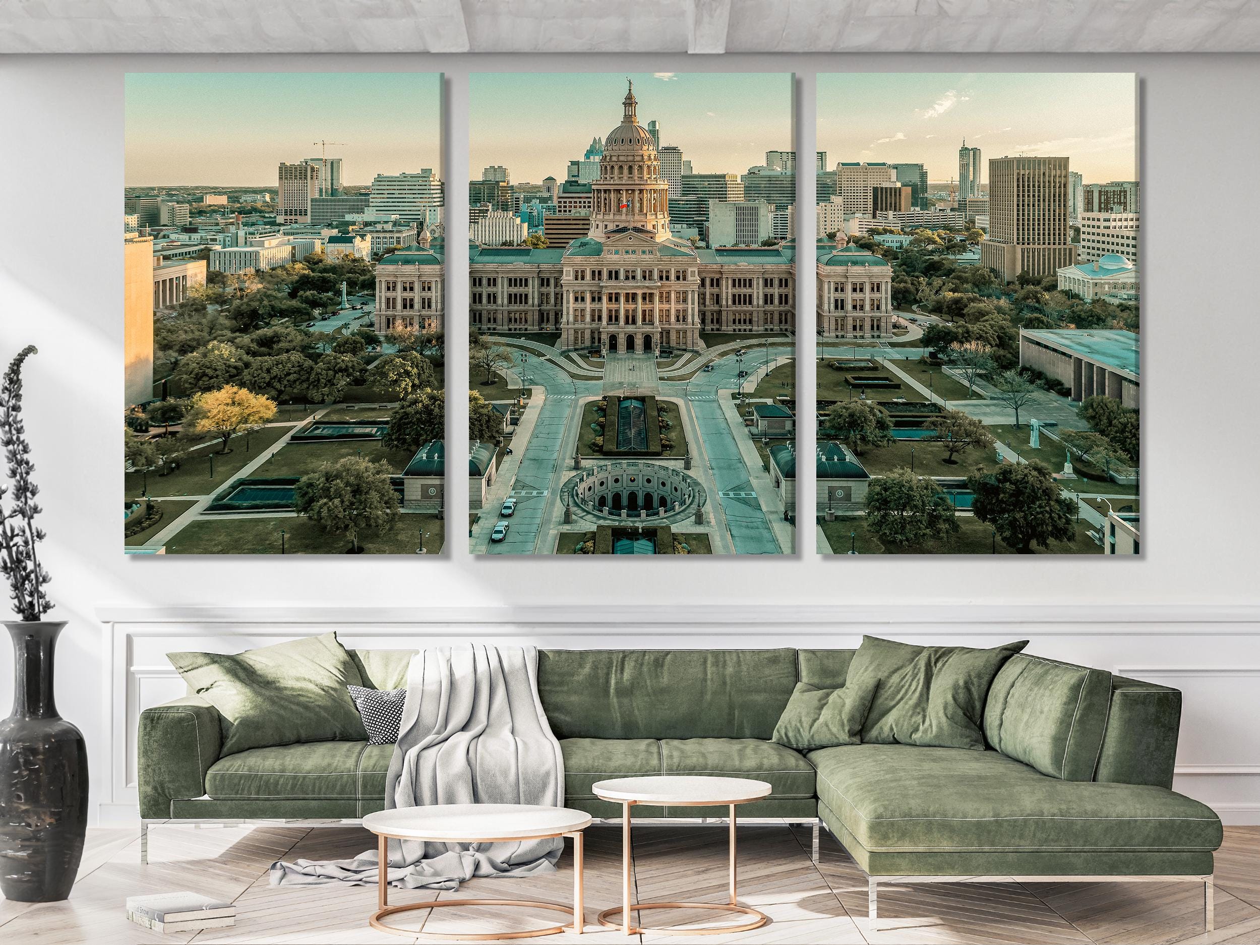 Texas Capitol Canvas Art Austin Wall Art Austin Canvas Print Austin City Wall Decor Texas Capitol Art Print Texas Wall Art Austin Art