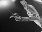 Fencing Canvas Print, Black and White Sports Art, Duel B&W Wall Decor, Fencing Athlete Artwork, Large Fencer Wall Decor, Art Print Gift Idea