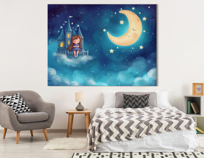 Wall Hanging Fairytale Moon