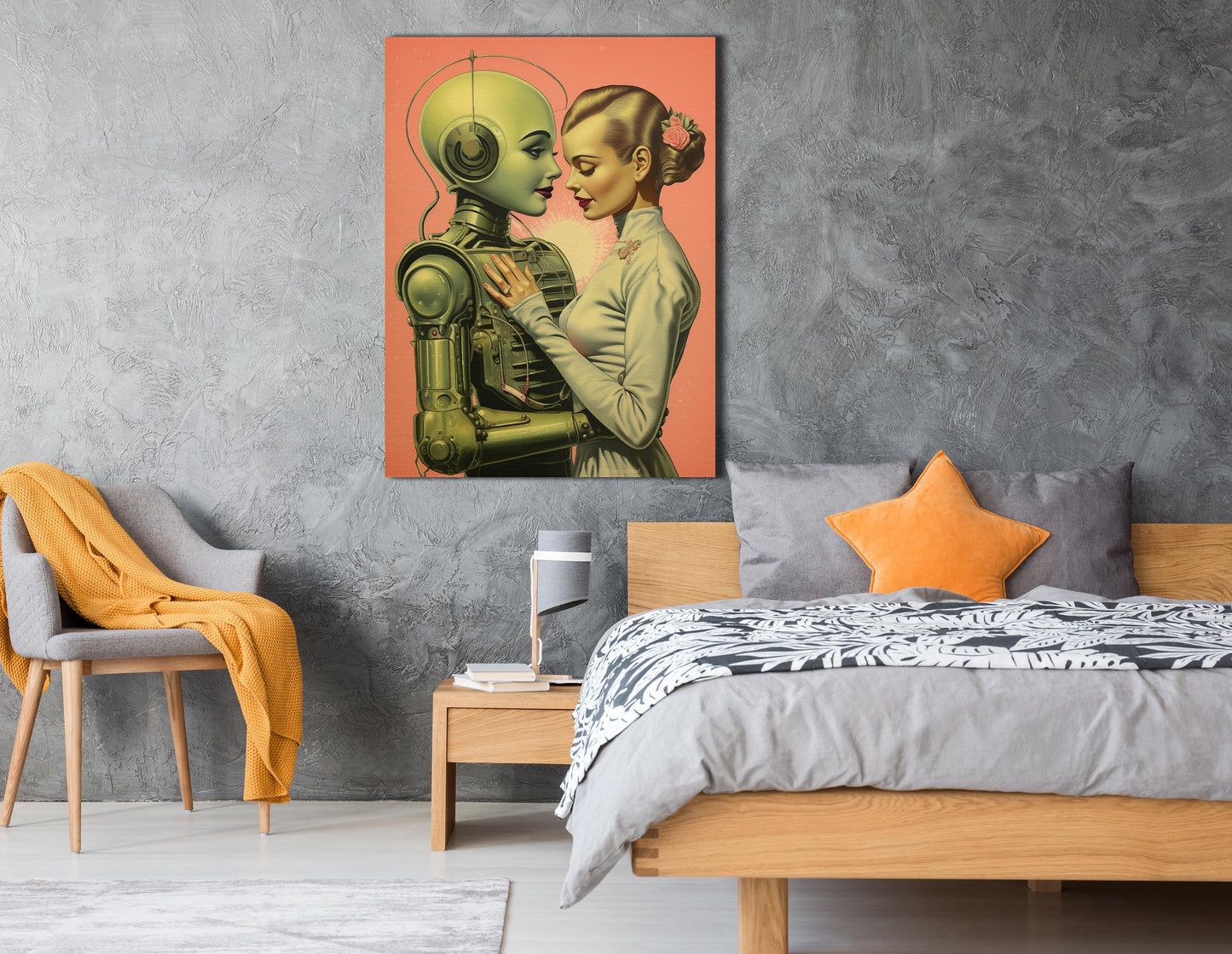 Wall Hanging Retro Sci-Fi 