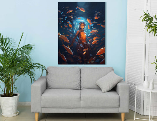 Underwater Explorer Wall Art