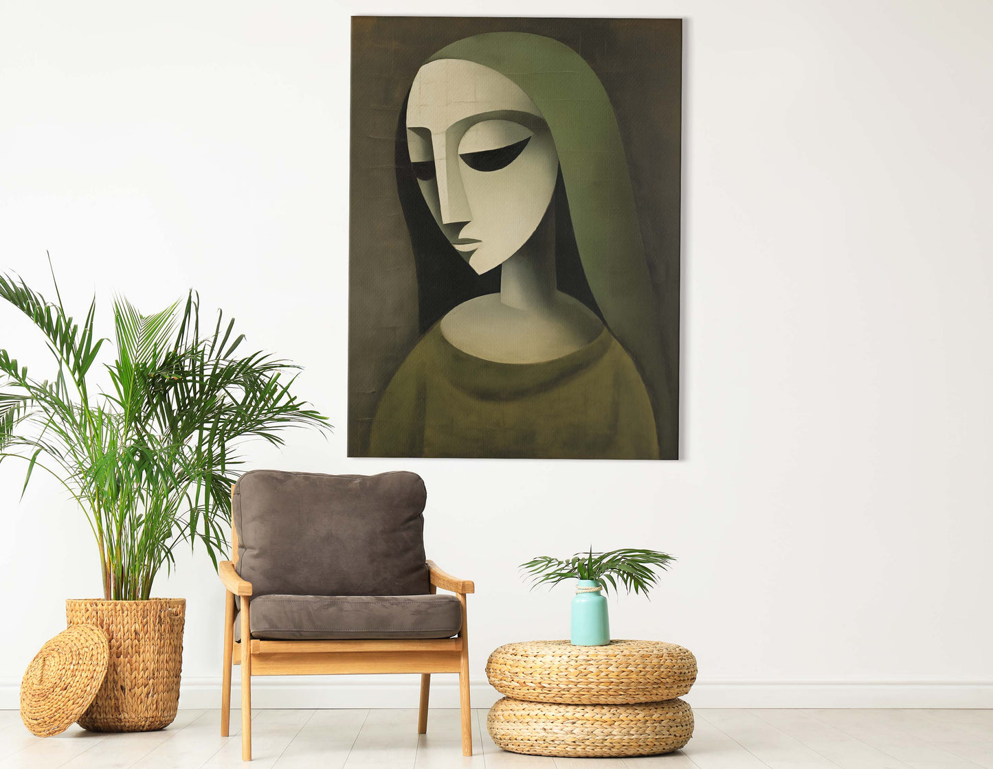 Abstract Woman Wall Art