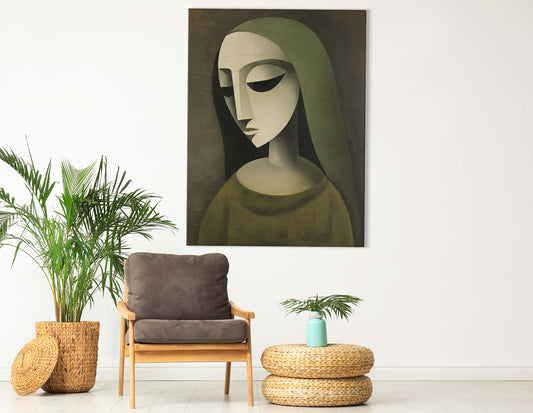 Abstract Woman Wall Art