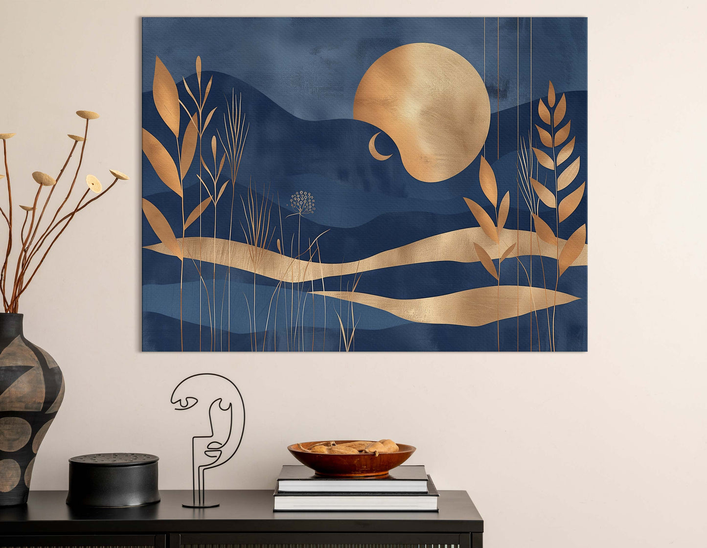 Golden Dusk Wall Decor