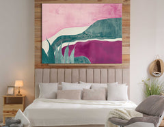 Serene Abstract Landscape Wall Print