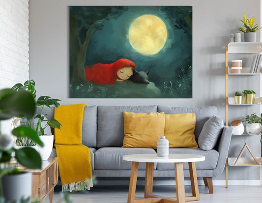 Moonlit Forest Wall Art